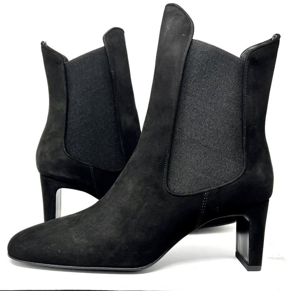 Dora Teymur Everyday Chelsea Boot Black Suede Size 9.5 Women's Boots
